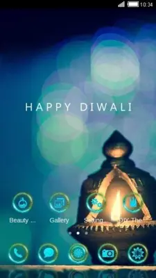 Diwali Theme android App screenshot 0