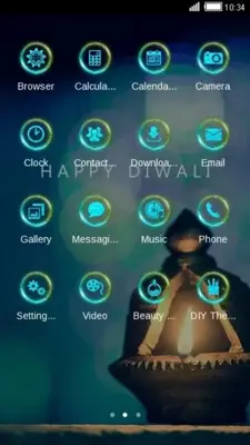 Diwali Theme android App screenshot 2